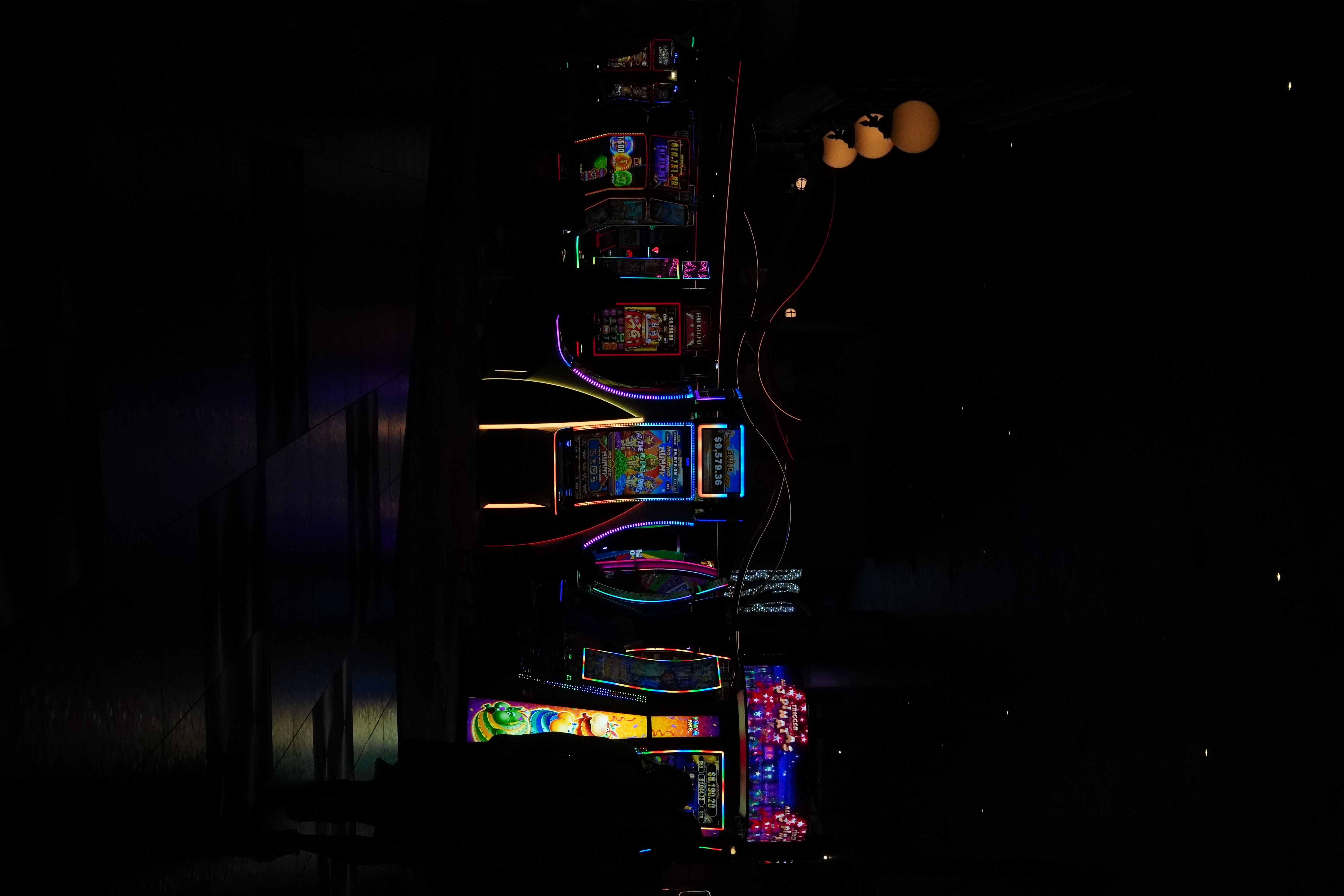 Night city lights